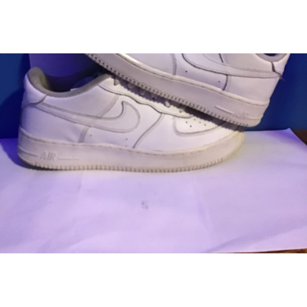 Nike Air Force 1 white used size 7y